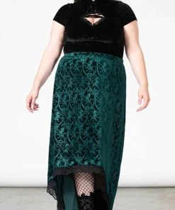 KILLSTAR All Grailed [Emerald] | MAXI SKIRT -VERA’S EYECANDY Shop killstar grailed emerald maxi skirt 6 07272e61 58d0 40d1 84ff ecb3b799f7a4 700x700