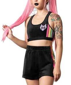 KILLSTAR Rainbows & Pride Groovy | VELOUR BRALET