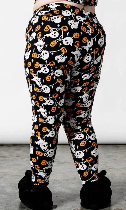 KILLSTAR Ghosts Haunted Pumpkin | LOUNGE LEGGINGS** - Image 4