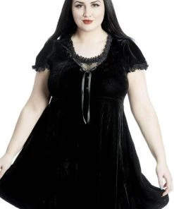 KILLSTAR The Moon Heather [Black] | BABYDOLL DRESS -VERA’S EYECANDY Shop killstar heather babydoll dress 01 700x700