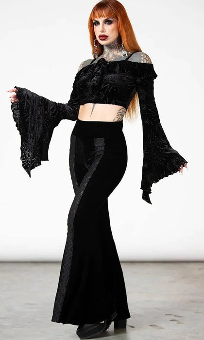 KILLSTAR The Moon Hellmina | Burnout BARDOT TOP*
