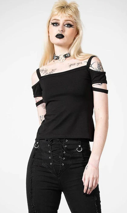 KILLSTAR Punky Colour Huntly | BARDOT TOP - Image 5