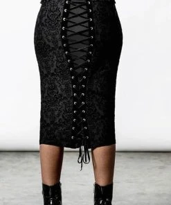 KILLSTAR Corporate + Office Wear Isolde | MIDI SKIRT