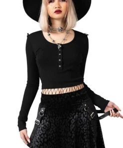 KILLSTAR All Kitty Pride [Black] | SKATER SKIRT*