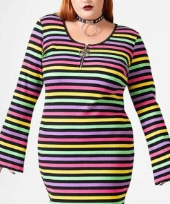 KILLSTAR Kawaii Lick The Rainbow | RIBBED DRESS -VERA’S EYECANDY Shop killstar lick the rainbow ribbed dress 10 c798ef46 e69a 4206 a350 5e376003a533 700x700