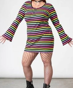 KILLSTAR Kawaii Lick The Rainbow | RIBBED DRESS -VERA’S EYECANDY Shop killstar lick the rainbow ribbed dress 8 92117c0d 4c3b 4f71 8eea 03564dcf81ea 700x700