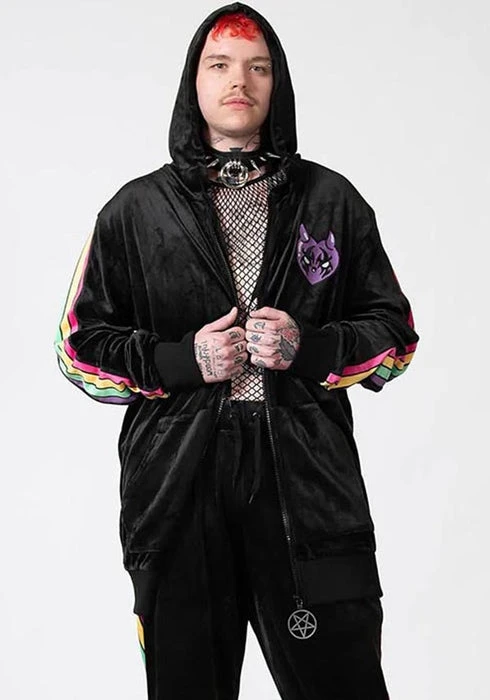 Lounge Wizard | VELOUR HOODIE KILLSTAR Mens Clothing Lounge Wizard | VELOUR HOODIE -VERA’S EYECANDY Shop killstar lounge wizard velour hoodie 5 b085792d 7ba8 46be 9a51