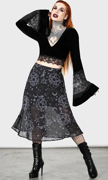 KILLSTAR The Moon Luella Bias | MIDI SKIRT