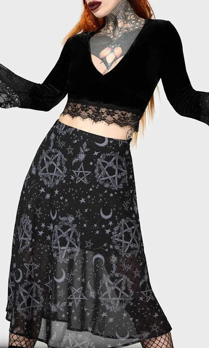 KILLSTAR The Moon Luella Bias | MIDI SKIRT - Image 4