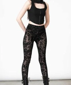 KILLSTAR Cyberpunk Lulz | MESH LEGGINGS