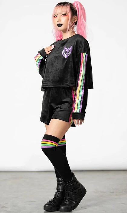 Mellow | VELOUR SWEATSHIRT* KILLSTAR Rainbows & Pride Mellow | VELOUR SWEATSHIRT* -VERA’S EYECANDY Shop killstar mellow velour sweatshirt 1 3a09ffe9 c54a 445b 85eb