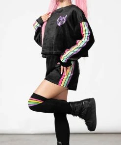 KILLSTAR Rainbows & Pride Mellow | VELOUR SWEATSHIRT* 4 KILLSTAR Rainbows & Pride Mellow | VELOUR SWEATSHIRT* -VERA’S EYECANDY Shop killstar mellow velour sweatshirt 3 885f2795 6cf0 46f0 9b87 ac13e6924e20 700x700