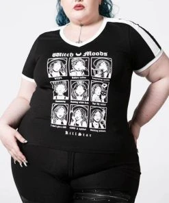 KILLSTAR All Moody | V-NECK T-SHIRT* -VERA’S EYECANDY Shop killstar moody v neck t shirt 7 5251639a d196 47c9 95d4 146cb79e9b3b 700x700