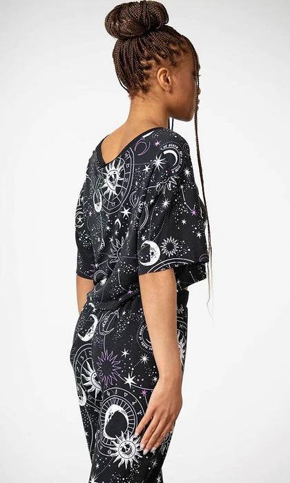 KILLSTAR The Moon Moonlight | V NECK CROP TOP - Image 4