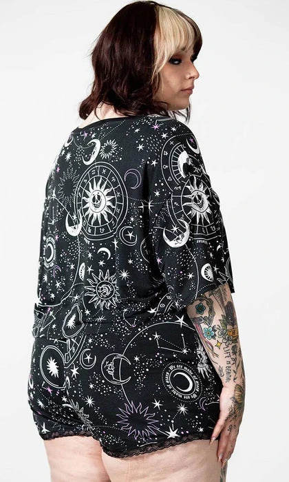 KILLSTAR The Moon Moonlight | V NECK CROP TOP - Image 6