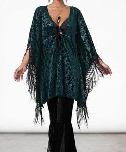 KILLSTAR All Mythic Mind [Emerald] | KIMONO -VERA’S EYECANDY Shop killstar mythic mind emerald kimono 3 859bccae 2a72 40e5 89d1 ca64eb332b7d 700x700