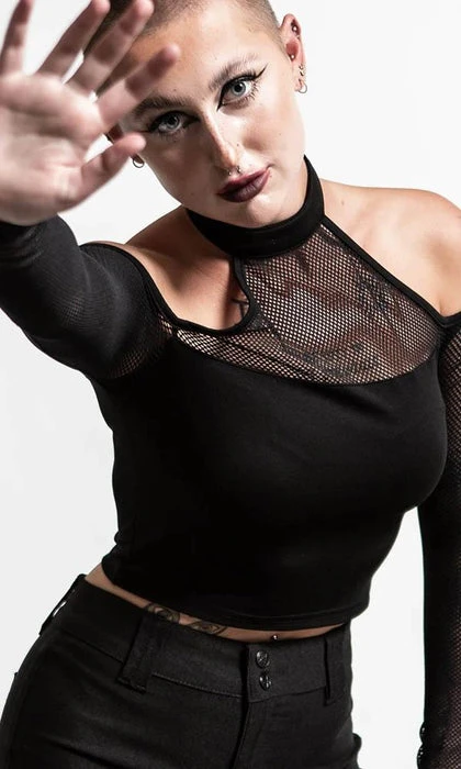 KILLSTAR Techwear Nightcall | FISHNET TOP 5 KILLSTAR Techwear Nightcall | FISHNET TOP - Image 3