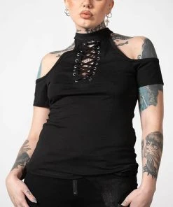 KILLSTAR Punky Colour No Secrets | CAP SLEEVE TOP*