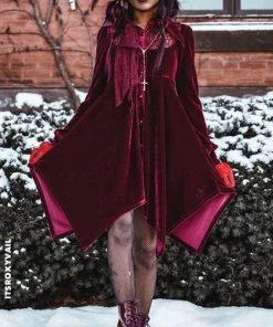 KILLSTAR All Nymyra Velvet [Blood] | CAMEO DRESS*