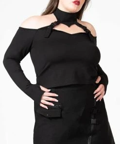 KILLSTAR Cyberpunk Oralia | COLD SHOULDER TOP* -VERA’S EYECANDY Shop killstar oralia cold shoulder top 6 a4c03bf8 514c 4f70 9787 fa1e7b9185db 700x700