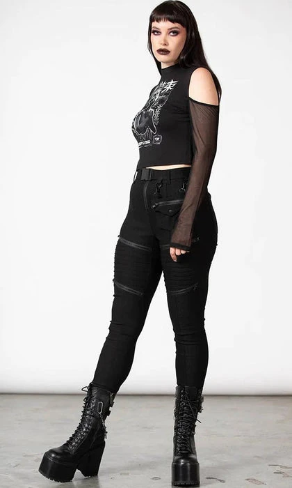 Overdrive | SKINNY PANTS KILLSTAR Grunge Overdrive | SKINNY PANTS -VERA’S EYECANDY Shop killstar overdrive skinny trousers 3 7194cb20 4027 465b 9f12