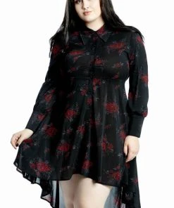 KILLSTAR All Pandora | SHIRT DRESS^ -VERA’S EYECANDY Shop killstar pandora shirt dress 01 700x700