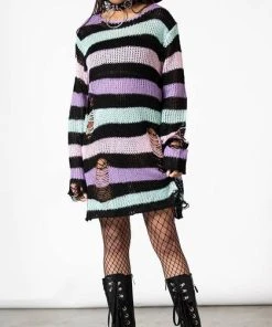 KILLSTAR Pastel Goth Pastel Punk | KNIT SWEATER -VERA’S EYECANDY Shop killstar pastel punk knit sweater 3 085c798a e09b 4a13 bc1c 184850f58e78 700x700