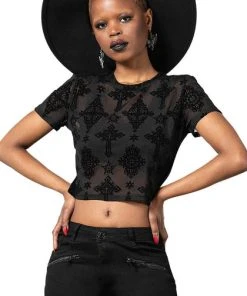 KILLSTAR All Petra | MESH CROP TOP