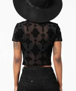 KILLSTAR All Petra | MESH CROP TOP -VERA’S EYECANDY Shop killstar petra mesh crop top 4 2482e664 1117 42c2 bc6d af2866f51726 700x700