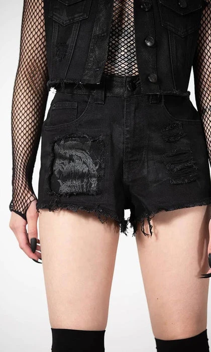 Prediction Patch | DENIM SHORTS KILLSTAR All Prediction Patch | DENIM SHORTS -VERA’S EYECANDY Shop killstar prediction patch denim shorts 2 3aa613b1 4517 4f4c bb2a