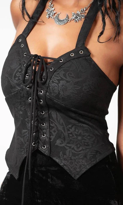 Prinna | LACE-UP VEST KILLSTAR All Prinna | LACE-UP VEST -VERA’S EYECANDY Shop killstar prinna lace up vest 3 403ae861 e987 462e 9c1c