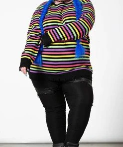 KILLSTAR Rainbows & Pride Rainbow Warrior | KNIT SWEATER -VERA’S EYECANDY Shop killstar rainbow warrior knit sweater 11 2fa2a45d eb94 47a9 99a4 462c82cbb0f9 700x700