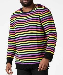 KILLSTAR Rainbows & Pride Rainbow Warrior | KNIT SWEATER -VERA’S EYECANDY Shop killstar rainbow warrior knit sweater 13 7fd09ad6 9457 4724 b066 4811b5aeb202 700x700