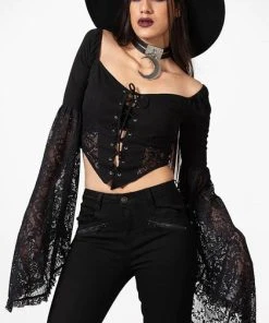 KILLSTAR All Sentina | LONG SLEEVE TOP -VERA’S EYECANDY Shop killstar sentina long sleeve top 3 70b40e9b ce20 4d33 bf0a 71688fbb15fe 700x700