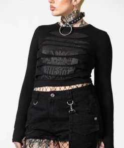 KILLSTAR Grunge Sirena | SLASHED LONG SLEEVE TOP** -VERA’S EYECANDY Shop killstar sirena slashed long sleeve top 1 98e55c85 2ac9 4572 bbb8 cba7209cd8ec 700x700