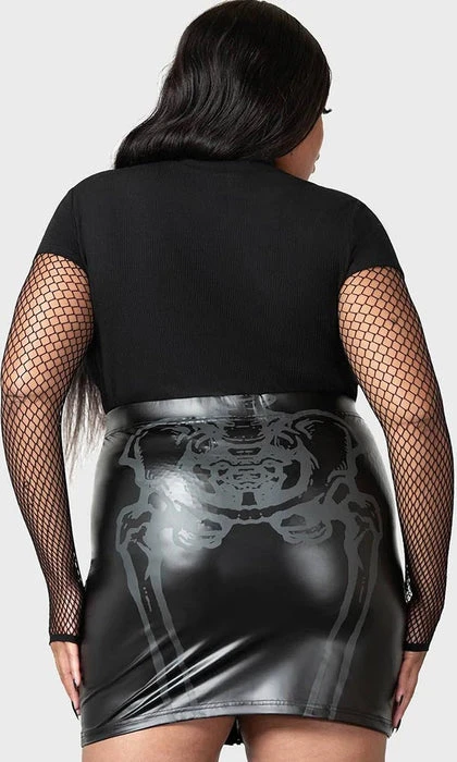 KILLSTAR Fetish Skellington | SKIRT - Image 11