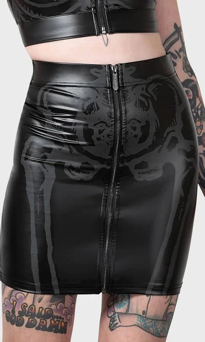 KILLSTAR Fetish Skellington | SKIRT - Image 4