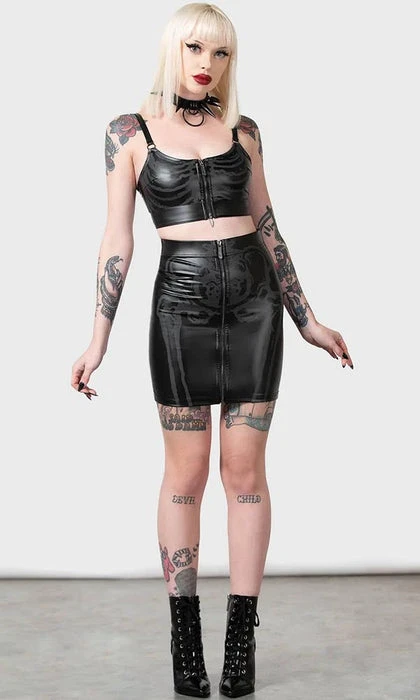 KILLSTAR Fetish Skellington | SKIRT - Image 6