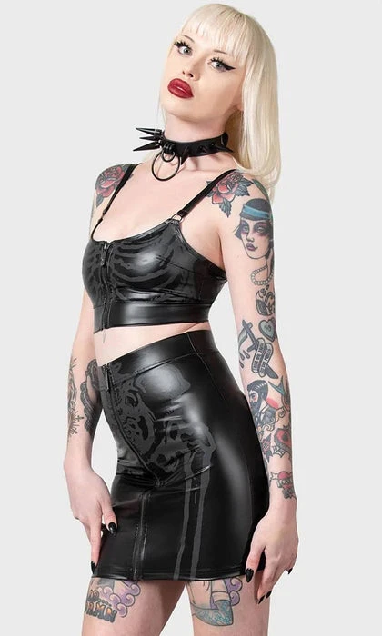 KILLSTAR Fetish Skellington | SKIRT - Image 7