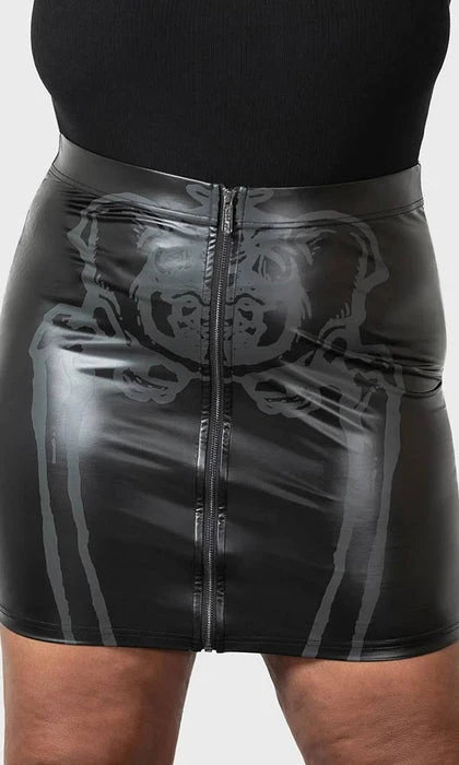 KILLSTAR Fetish Skellington | SKIRT - Image 9