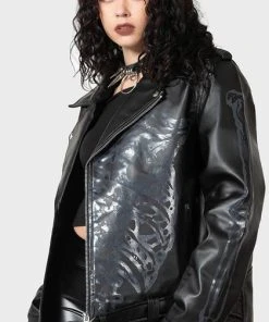 KILLSTAR Mens Clothing Craniocaudal | BIKER JACKET -VERA’S EYECANDY Shop killstar skulduggery biker jacket 6 8f9098f7 f3d6 4baf 8314 2961cc53349e 700x700