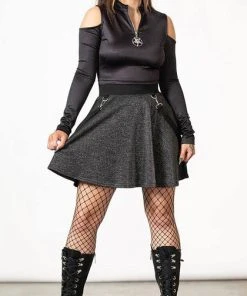 KILLSTAR All Studio 666 | SKATER SKIRT -VERA’S EYECANDY Shop killstar studio 666 skater skirt 2 82831f85 d328 46da b1d6 8f7745a937ea 700x700