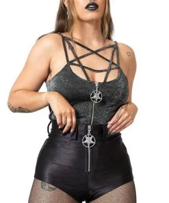 KILLSTAR All Synth Sigil Fishnet | BIKE SHORTS