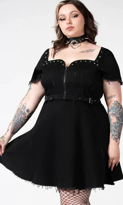 Time Out | ZIP DENIM DRESS KILLSTAR Grunge Time Out | ZIP DENIM DRESS -VERA’S EYECANDY Shop killstar time out zip denim dress 10 ca6a97e9 e60f 4131 bb0f