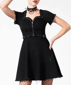 KILLSTAR Grunge Time Out | ZIP DENIM DRESS 5 KILLSTAR Grunge Time Out | ZIP DENIM DRESS -VERA’S EYECANDY Shop killstar time out zip denim dress 1 555191da f5c4 4ef2 98c4 f2842885a2f9 700x700