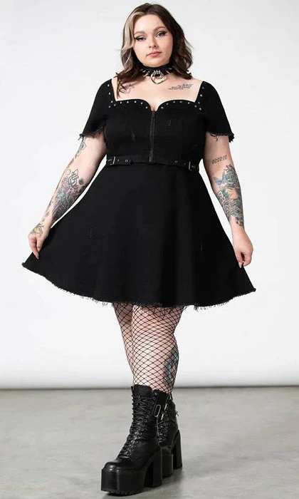 Time Out | ZIP DENIM DRESS KILLSTAR Grunge Time Out | ZIP DENIM DRESS -VERA’S EYECANDY Shop killstar time out zip denim dress 6 a488b05b 4bb8 4cf7 80c3