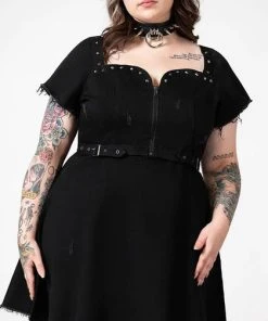 KILLSTAR Grunge Time Out | ZIP DENIM DRESS 4 KILLSTAR Grunge Time Out | ZIP DENIM DRESS -VERA’S EYECANDY Shop killstar time out zip denim dress 8 fc4d3bf6 5e5a 4668 87ca 7c6a9be1466e 700x700