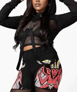 KILLSTAR All Troublemaker | CROPPED HOODIE** 6 KILLSTAR All Troublemaker | CROPPED HOODIE** -VERA’S EYECANDY Shop killstar troublemaker cropped hoodie 3 d1ea04c4 8383 4e98 8cf6 a93774f8533f 700x700