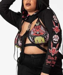 KILLSTAR All Troublemaker | CROPPED HOODIE** 9 KILLSTAR All Troublemaker | CROPPED HOODIE** -VERA’S EYECANDY Shop killstar troublemaker cropped hoodie 7 548eb9ad 691d 4674 9219 8464cd394dc5 700x700