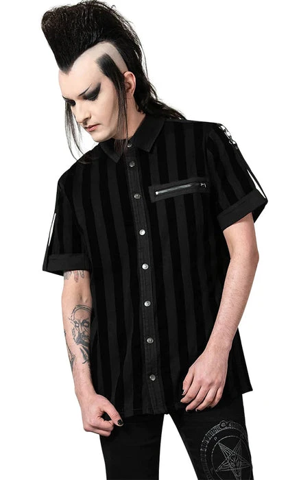 KILLSTAR Mens Clothing Wastelands | BUTTON-UP SHIRT 3 KILLSTAR Mens Clothing Wastelands | BUTTON-UP SHIRT